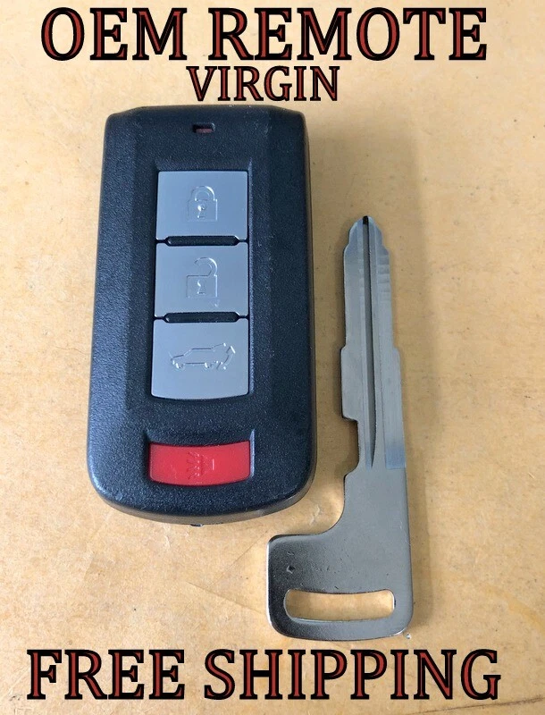 OEM 2015 2016 2017 MITSUBISHI OUTLANDER LLAVE INTELIGENTE MANDO A DISTANCIA DE PROXIMIDAD 8637A817 Foto 1 de 4
