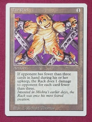 Magic The Gathering REVISED EDITION THE RACK artifact card MTG - Image 1 of 2