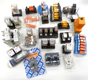 Assorted Relays Terminal Blocks and Bases New/Used See Full Details and Photos - Picture 1 of 21
