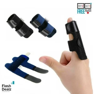 Finger Joint Fix Support Splint Brace Belt Strap Trigger Orthotics Pain Relief - Picture 1 of 7