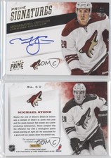 2012-13 Panini Prime Prime Signatures Gold /25 Michael Stone #50 Rookie Auto RC