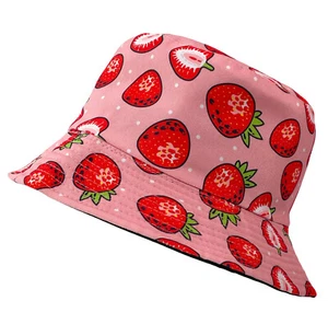 BUCKET HATS REVERSIBLE CAP FISHERMAN FESTIVAL RAVE DANCE SUN UNISEX MENS WOMENS - Picture 1 of 55