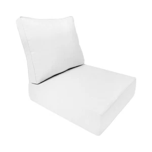 Pipe Trim Outdoor Deep Seat Cushion 23x24x6 Patio Furniture Seat Cushion AD106 - Picture 1 of 12