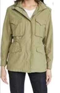 rag & bone M65 | 100% Cotton | Green Moss Hooded | Field Jacket | M/M - Picture 1 of 11