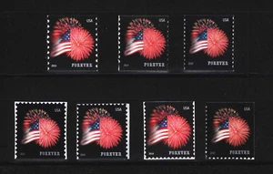 2014 US Fireworks & Star Spangled Banner Set of 7 SC#'s 4853-4855 4868-4871 MNH - Picture 1 of 2