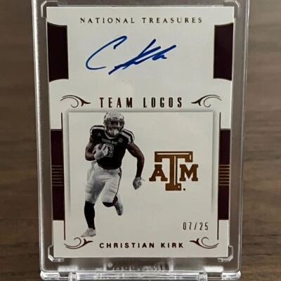 2018 Christian Kirk National Treasures Collegiate Texas A&M Auto 07/25 🔥 - Image 1 of 2