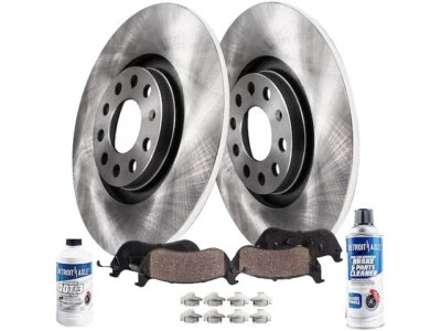 Kit de pastillas de freno y rotor para Volkswagen Tiguan 2009-2010 eje Detroit 12117QTRK Foto 1 de 2