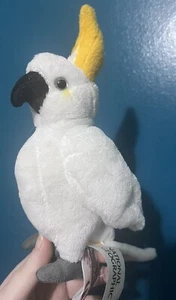Juguete de peluche de loro periquito de National Geographic raro para niños pequeños Teddy Lelly - Imagen 1 de 5