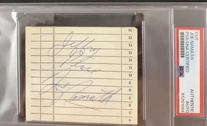 Joe Namath Signed Cut Index Card Football Vintage Autograph To Jeff PSA/DNA - Picture 1 of 3