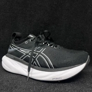 Asics Gel Nimbus 25 Women’s Size 7 Wide Black White Athletic Road Running Shoes - Picture 1 of 10