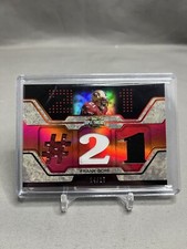2008 Topps Triple Threads Relic Red Patch Frank Gore (#'d /17)