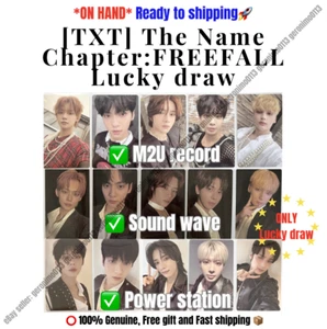 (ON HAND) TXT The Name Chapter: FREEFALL LUCKY DRAW-MU2.SOUNDWAVE.POWERSTATION - Picture 1 of 25
