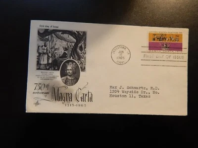 750TH ANNIVERSARY OF MAGNA CARTA FIRST DAY OF ISSUE!  ZZ985XXX - Image 1 of 4