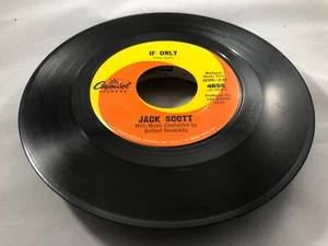 Jack Scott if only vinyl record 45 capitol sleeve green valley G+ - Bild 1 von 6