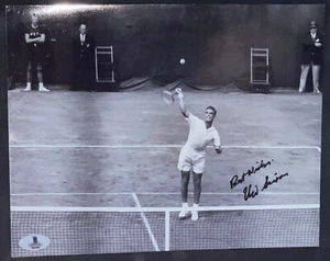 Vic Seixas "1953 Wimbeldon Champion & HOFer" Signed Autographed 8x10 BECKETT BAS - Picture 1 of 3