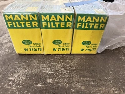 W719/13 Mann-Filter Oil Filter for MB Mercedes 190 Mercedes-Benz 300TE 190E 300e - Image 1 of 2