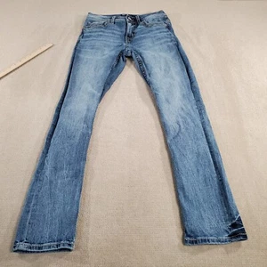 BKE Jeans Mens 29x32 Blue Alec Straight Leg Buckle Faded Medium Wash Denim - Picture 1 of 11