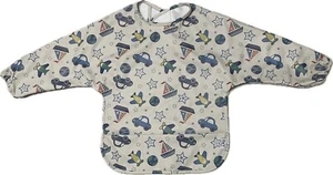 Long Sleeve Baby Bibs, Waterproof Sleeved Bib, Toddler Soft Bib for 6-36 (Med) - Picture 1 of 6