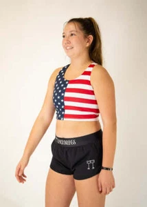 Top corto para mujer USA XXXS-XL - Imagen 1 de 6