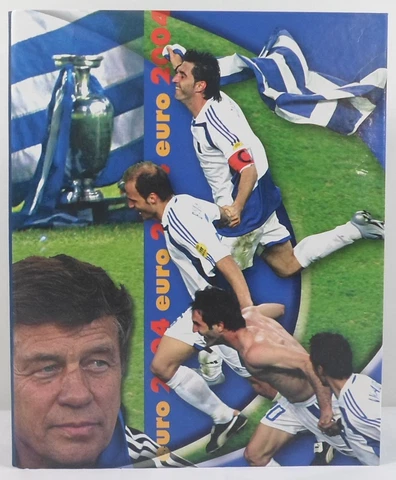 EURO 2004 2 RINGS BINDER DOSSIER OTTO REHHAGEL GREECE MADE BY ILIOTROPIO UNUSED Cover