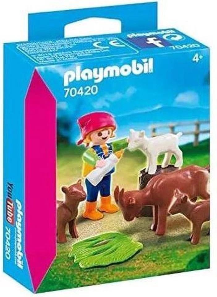 PLAYMOBIL®- Mädchen mit Ziegen - 70420 - NEU & OVP - Bild 1 von 1