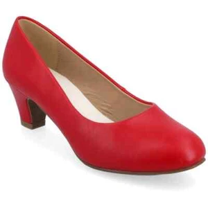 Journee Collection Womens Luu-M Red Comfort Insole Round Toe SZ 8m - Picture 1 of 8