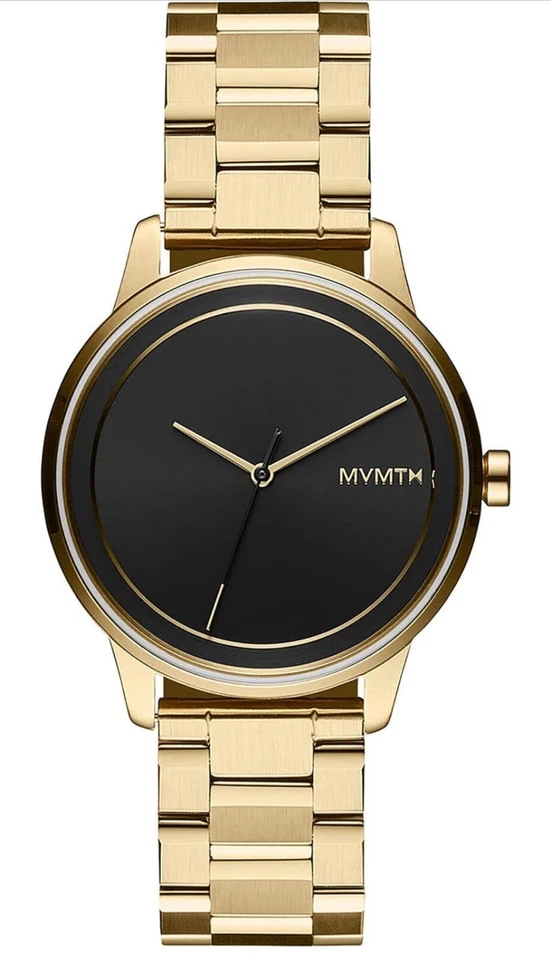 MVMT 28000185 Unisex Profile Tropic Haze Gold Stainless Bracelet Watch 38mm