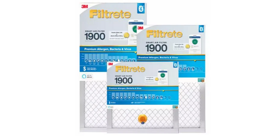 4 pk 3M Filtrete Filter MPR Smart 1900 25x25x1 AC Furnace HVAC  MERV 13 Premium - Image 1 of 1
