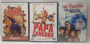 PELICULA DVD PACK CINE FAMILIAR DOCE EN CASA+PAPA CANGURO+UNA PANDILLA DE ALTURA - Imagen 1 de 3