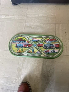 Vintage 1950/60s Tinplate Train Track Lithograph Made In Great Britain No Trains - Picture 1 of 9