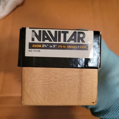 Проекционные объективы Navitar 70–125 мм f/3,5 с зумом от 2–3/4 до 5 дюймов - Изображение 1 из 4