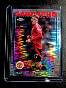 2024-25 Topps Chrome UEFA Club Comp ALEJANDRO GARNACHO Pulsar #147 - Imagen 1 de 2