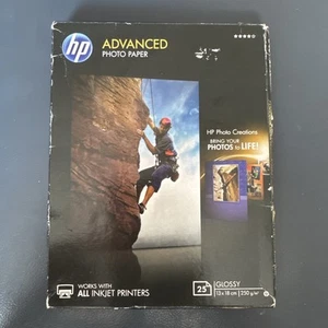 HP Advanced Photo Paper Glossy Inkjet 13cm X  18cm - 23 Sheets 250gsm - Afbeelding 1 van 3