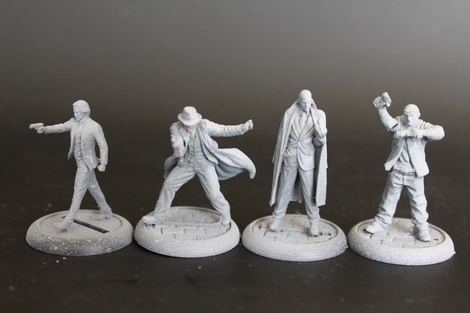 Knight Models Batman Miniature 35mm  Lot Primed  resin figures - Image 1 of 1