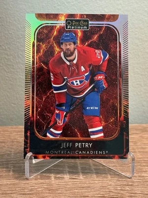 2021-22 Upper Deck O-Pee-Chee Platinum Hot Magma 141/499 Jeff Petry #53 Montreal - Image 1 of 2