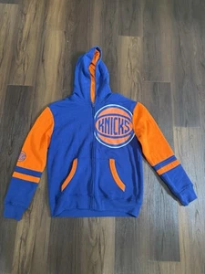 NBA New York KNICKS Zip up Sweater Youth Size Large 14-16 - Picture 1 of 16