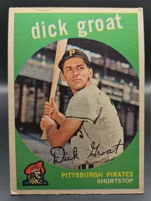 1959 Topps de béisbol Dick Groat #160 Piratas de Pittsburgh envío gratuito  Foto 1 de 2