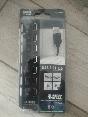 Trust USB 2.0 Hub 7 Porte High Speed - Immagine 1 di 2