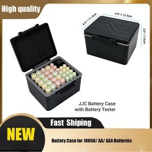 Batterie Organizer Aufbewahrungskoffer für 18650/AA/AAA Batterien Halter mit Tester - Bild 1 von 17
