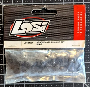 LOSB1027 Losi Mini-T Spindel, Träger & Nabe Set - Bild 1 von 2