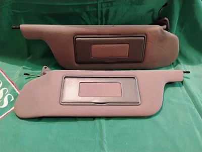 1985 86 87 88 89 90 Cadillac Fleetwood Brougham  Sun Visor OEM Grey Pair - Image 1 of 4