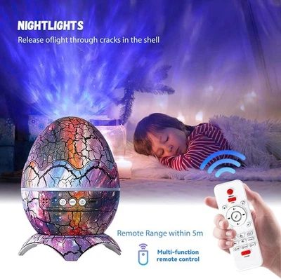 LED Sternenhimmel Projektor Dinosaurier Ei Galaxie Sternenprojektor Nachtlicht - Bild 1 von 4