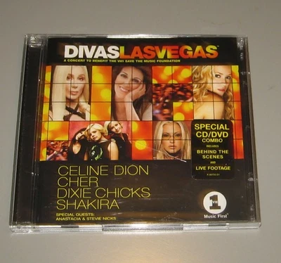 Divas Las Vegas [CD & DVD] Celine Dion Cher Dixie Chicks Shakira (2000, Epic) - Image 1 of 4