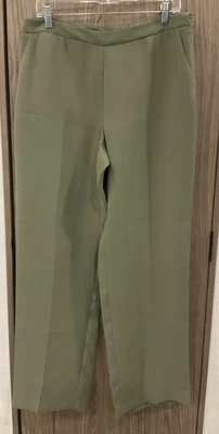 Evan Picone Womens Size ZIP Green Dress Pants Size 12 See Measurements In Photos - Image 1 of 4