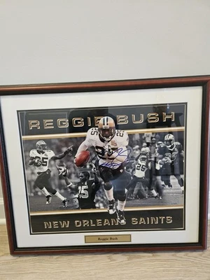 Фотография Реджи Буша в рамке подписанная ограниченное издание. 6 из 2000. Рама 22 x 26. - Изображение 1 из 4