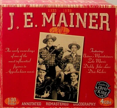 J.E. MAINER The Early Years 1935-39 Best of 4-CD JSP Box NEW** String Band/Wade - Image 1 of 3