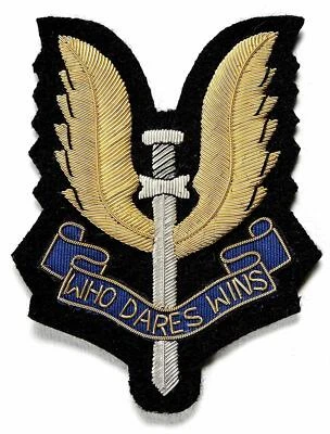 New HS Official Regimental Blazer Badge Special Air Service SAS (Who dares wins) - Image 1 of 3