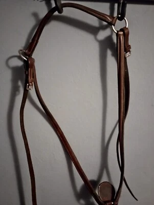 Brown Leather Running Breastplate Martingale Full Horse - Image 1 of 4