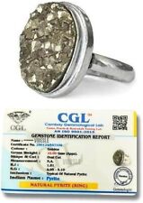 Original Pyrite Stone Ring - Certified Pyrite Ring for Men and Women