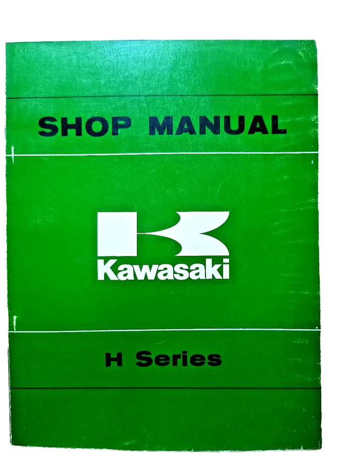 KAWASAKI  H1, KH500, H2 Tripple 1969-77  ORIGINAL Shop Manual, Werkstatthandbuch - Bild 1 von 4